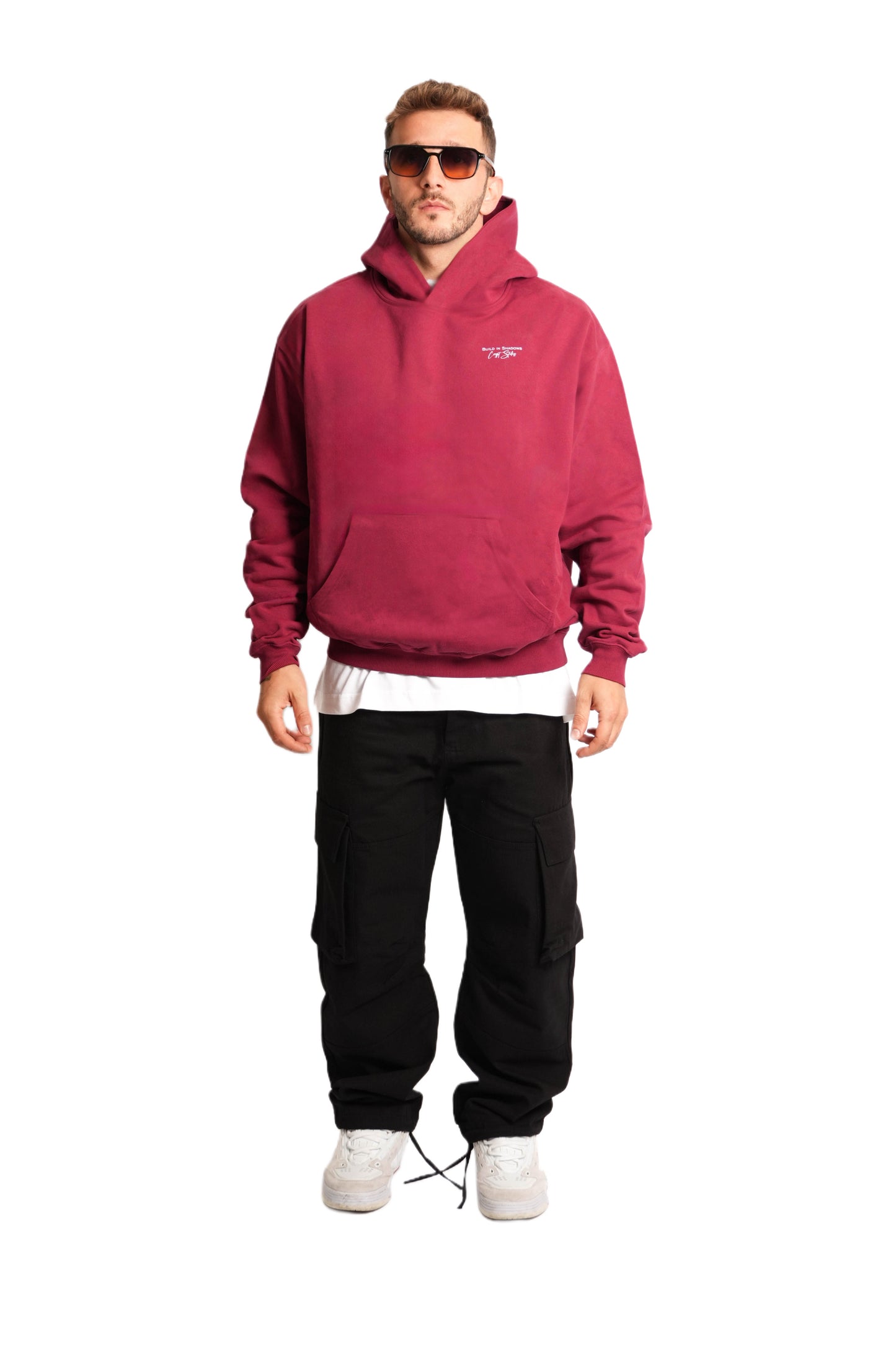 Burgundy Oversized Hoodie