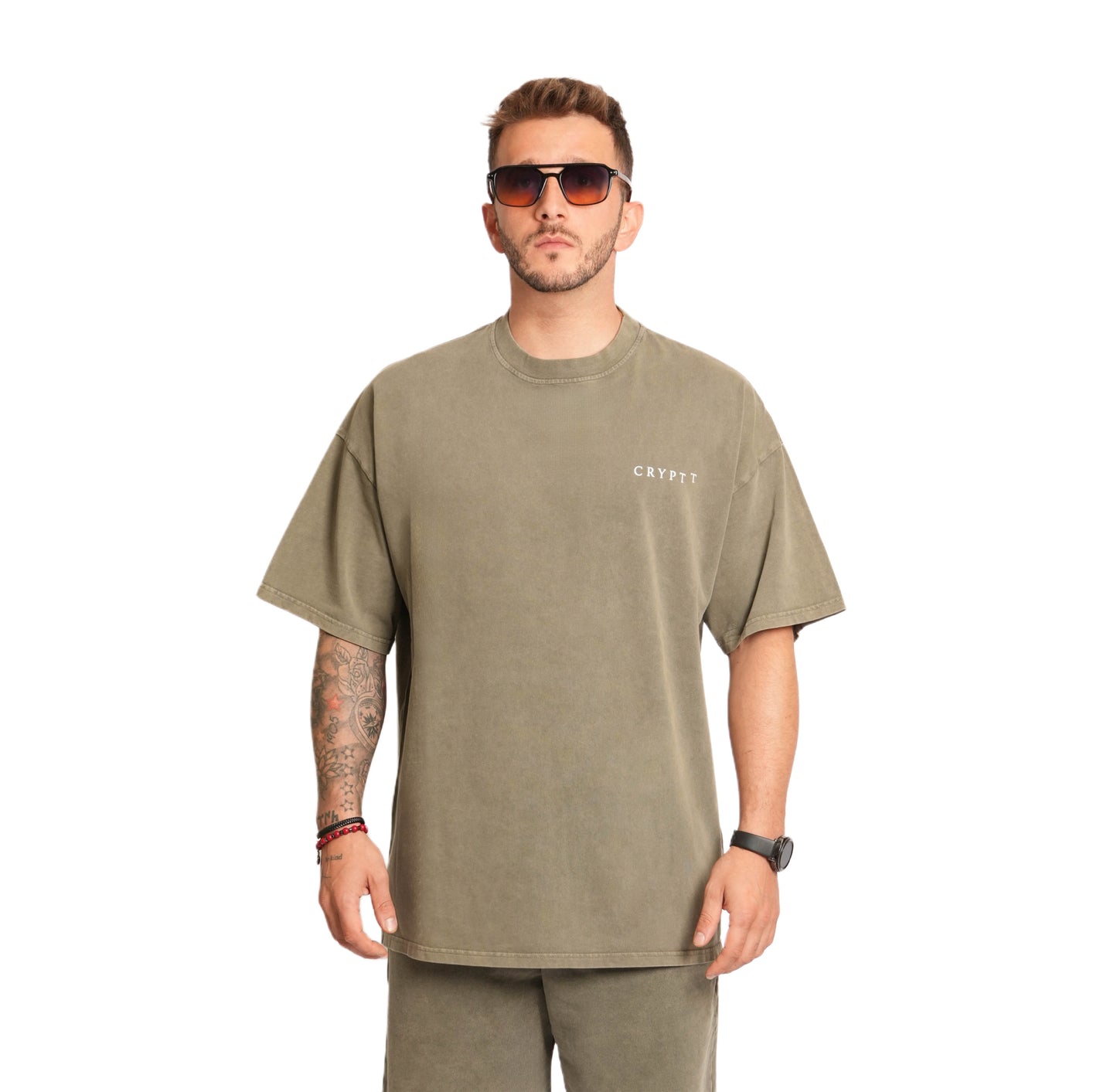 Dusty Olive Oversized Tee