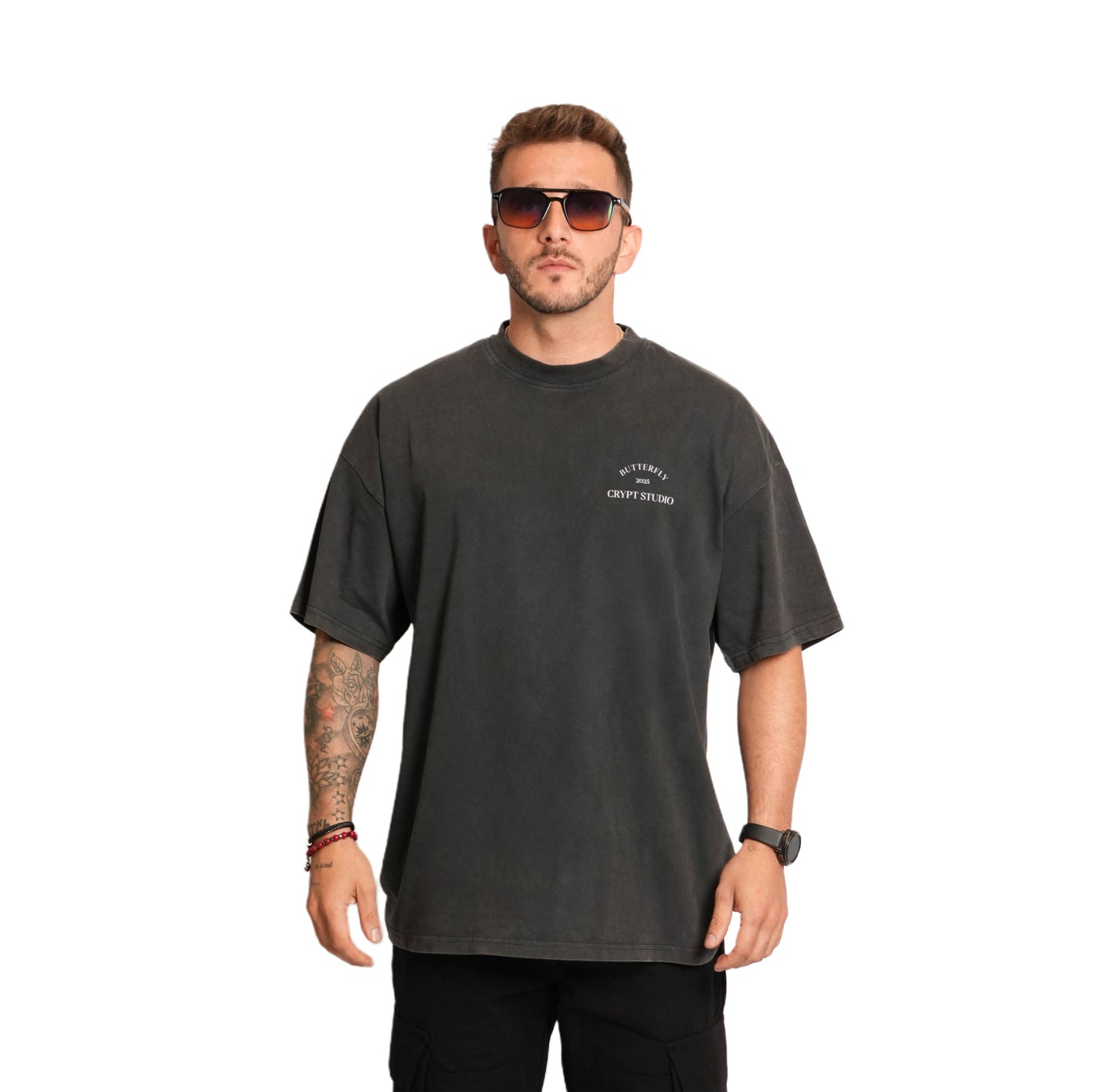 Midnight Butterfly Oversized Tee