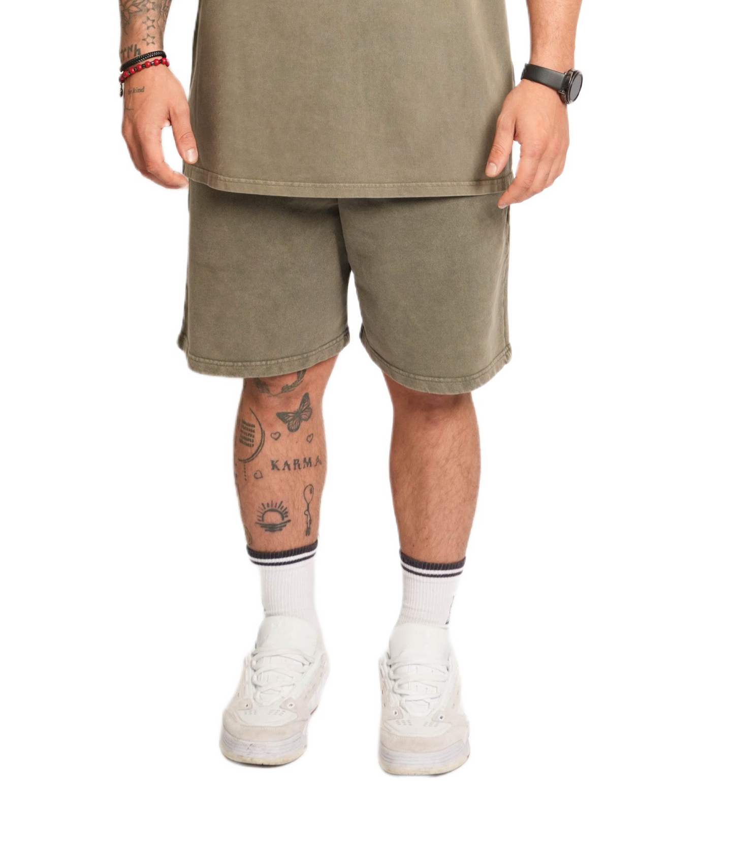 Dusty Olive Sweatshorts