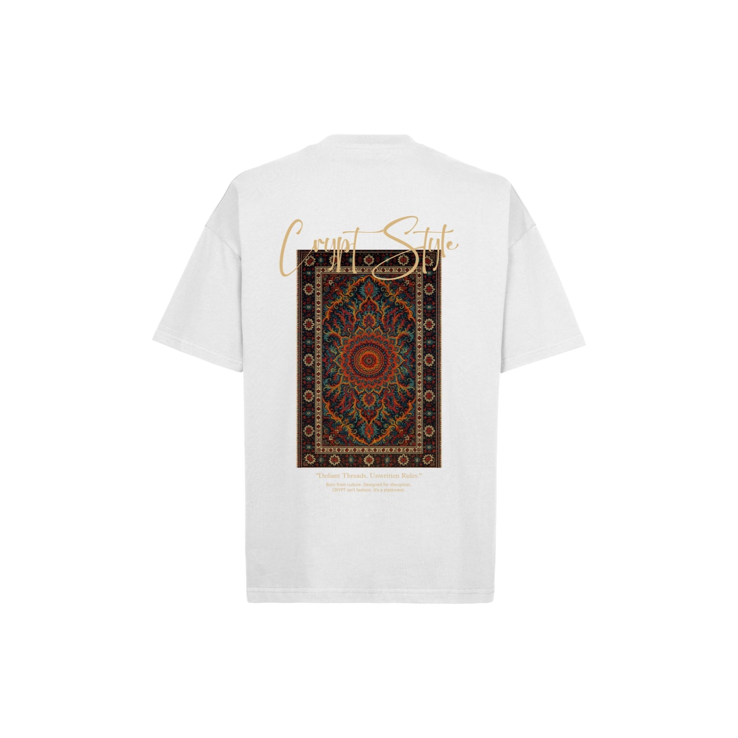 WHITE ORIENT OVERSIZED TEE