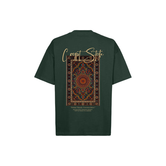 GREEN ORIENT OVERSIZED TEE