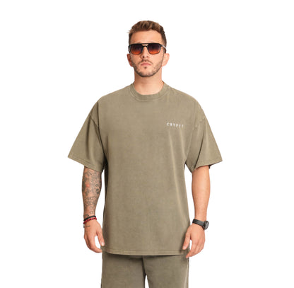 Dusty Olive Oversized Tee
