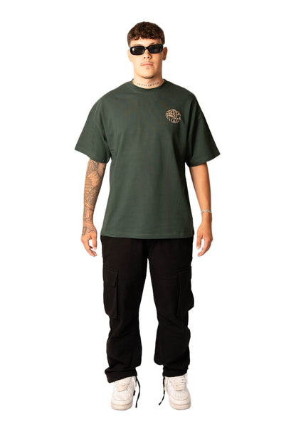 GREEN ORIENT OVERSIZED TEE