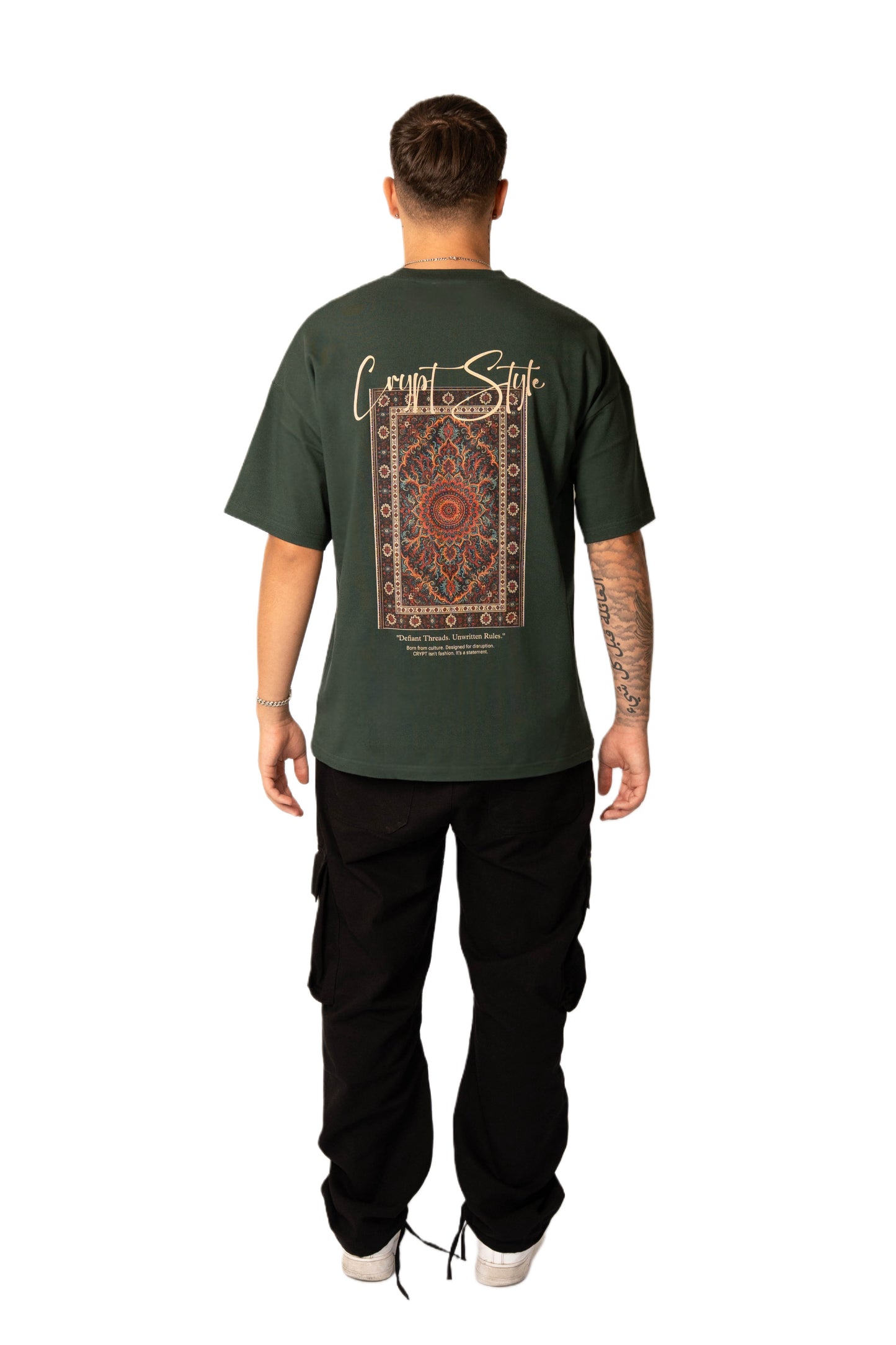 GREEN ORIENT OVERSIZED TEE