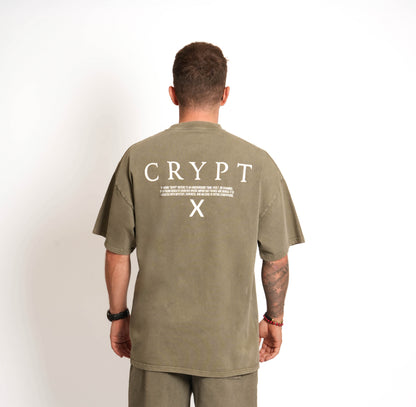Dusty Olive Oversized Tee