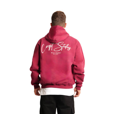 Burgundy  Oversized Hoodie