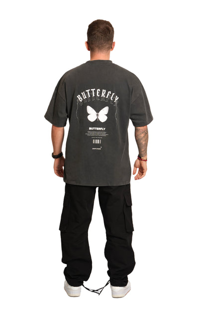 Midnight Butterfly Oversized Tee