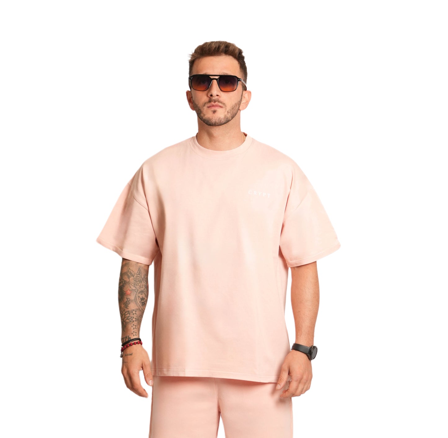Dusty Rose Oversized Tee