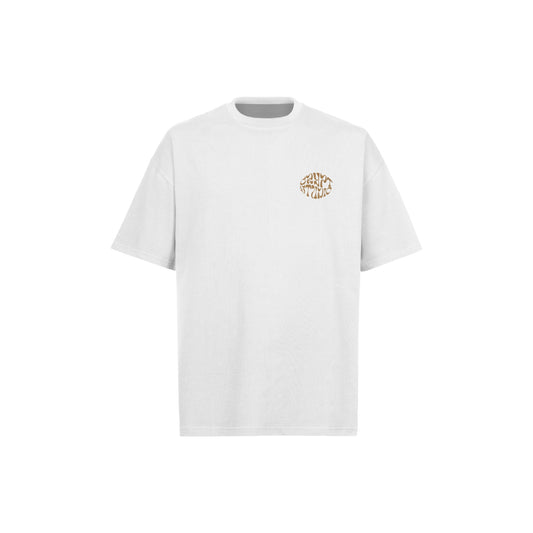 WHITE ORIENT OVERSIZED TEE
